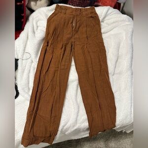 Free people brown pants